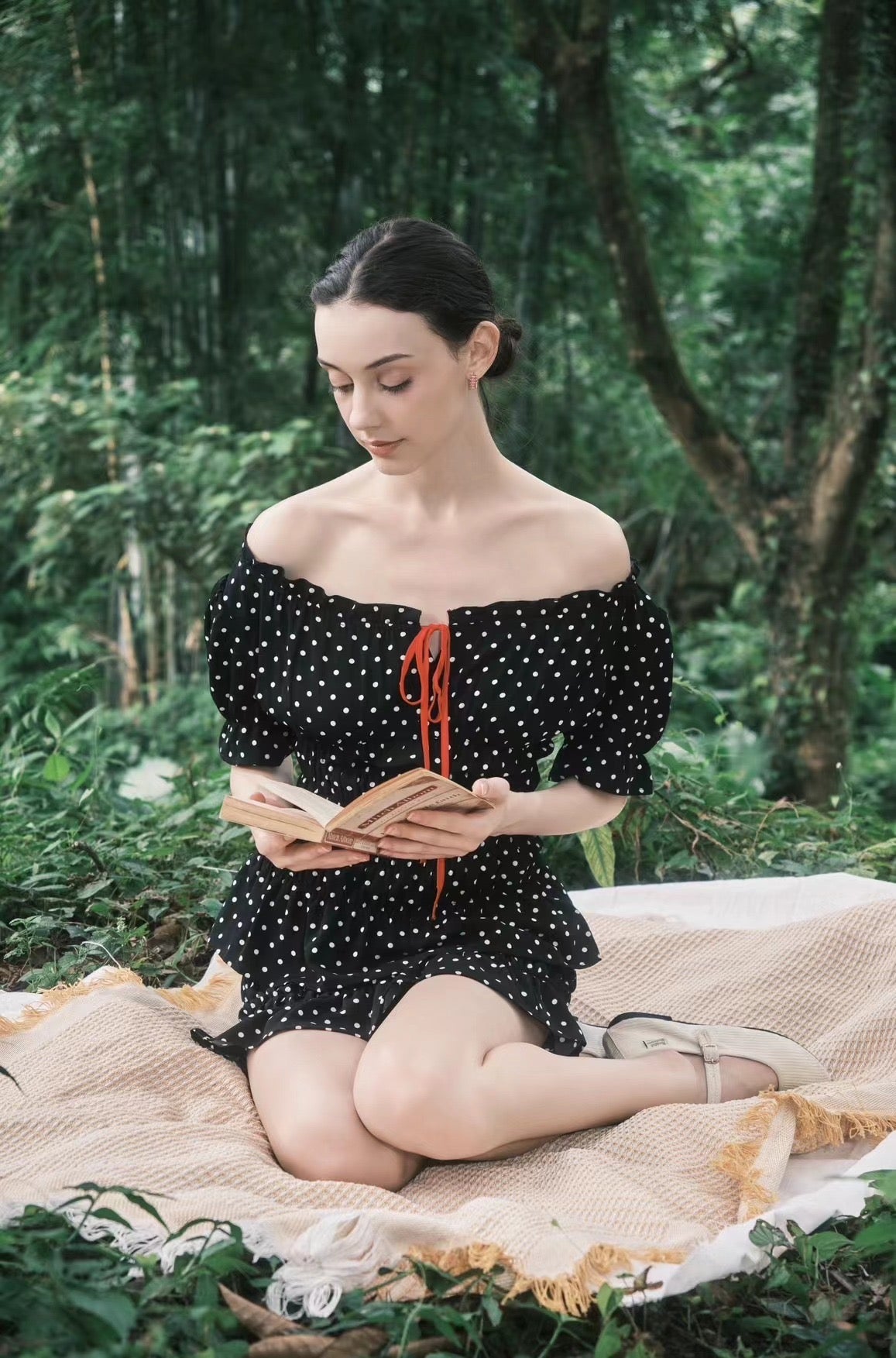 Jeanne Polka Dot Set