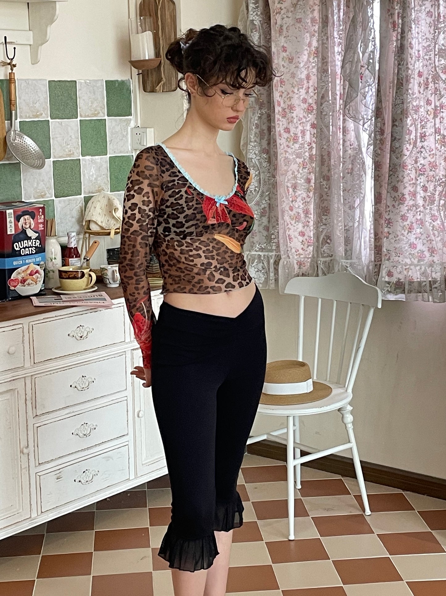 Leopard Print Top