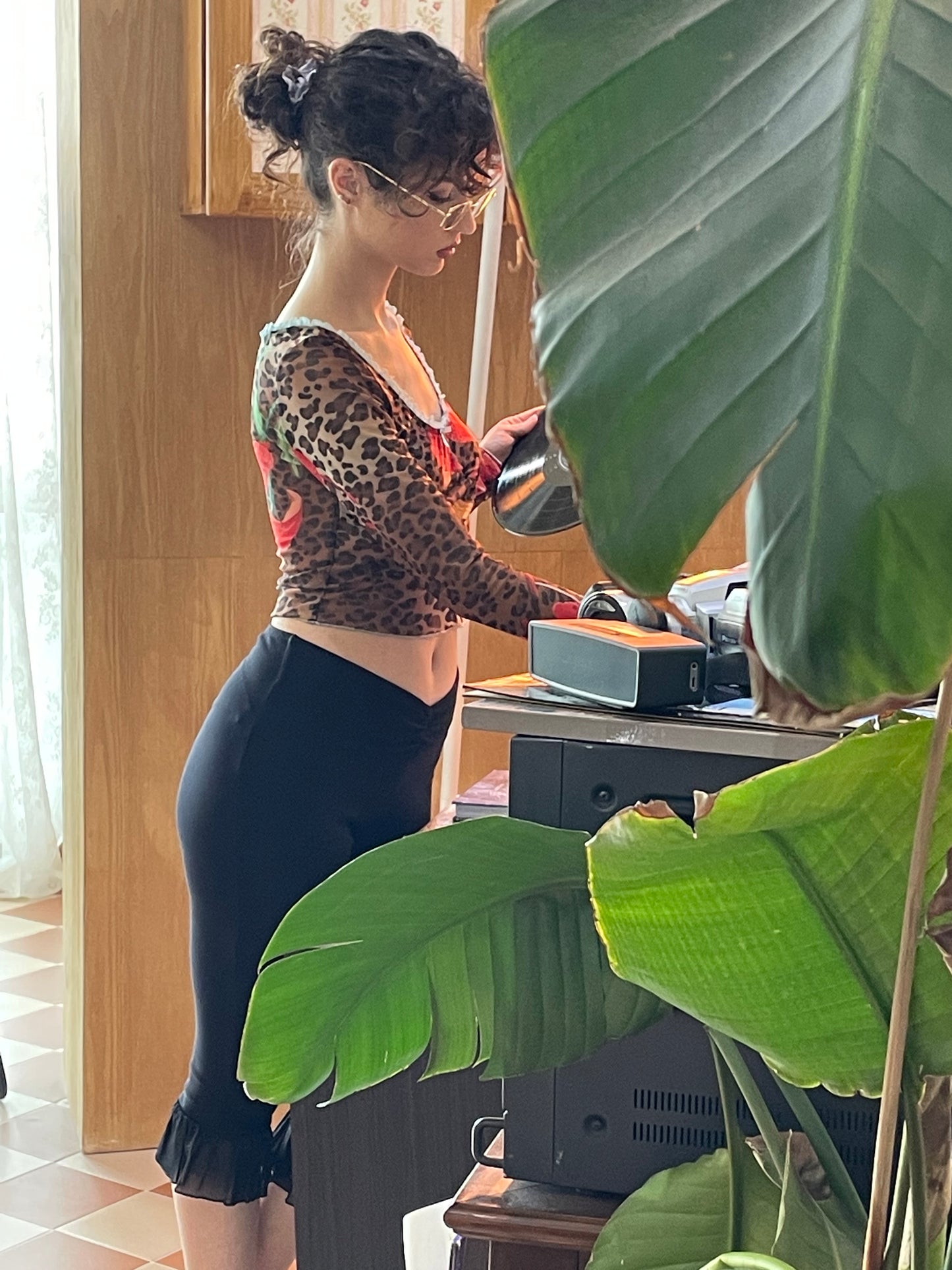 Leopard Print Top