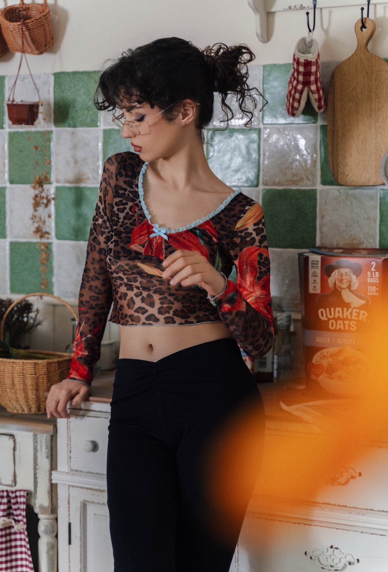 Leopard Print Top