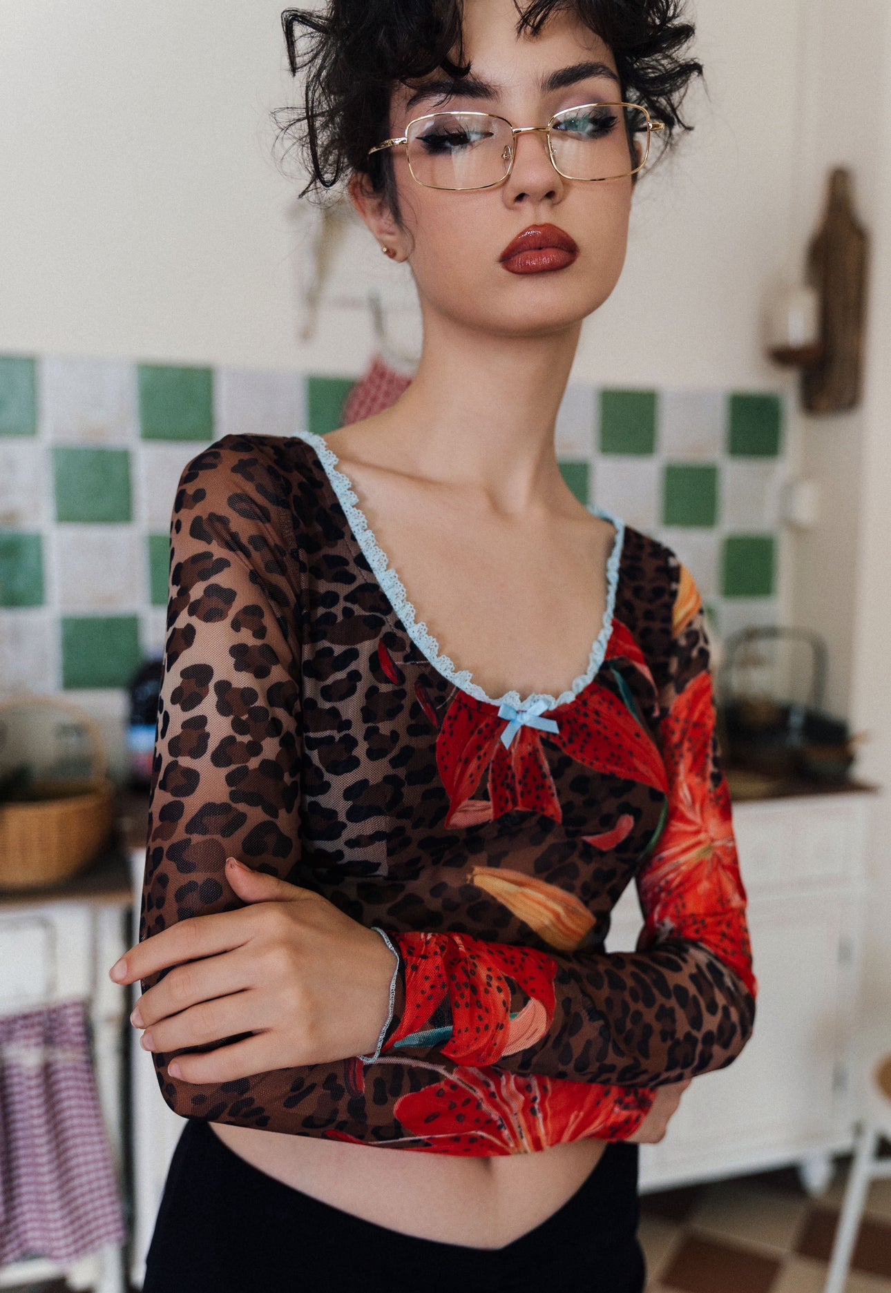 Leopard Print Top