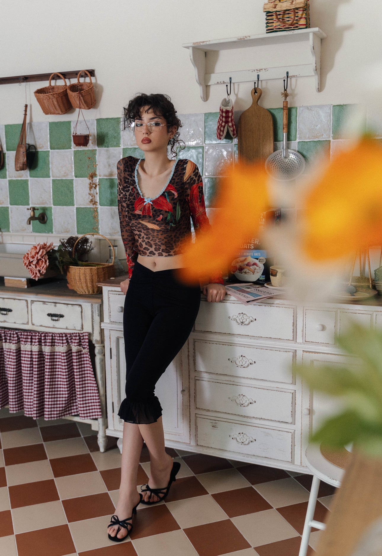 Leopard Print Top