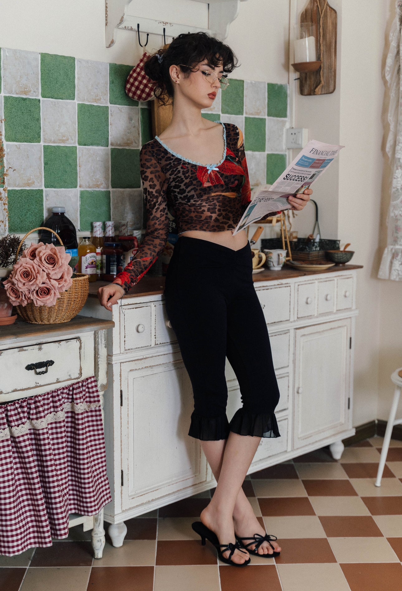 Leopard Print Top