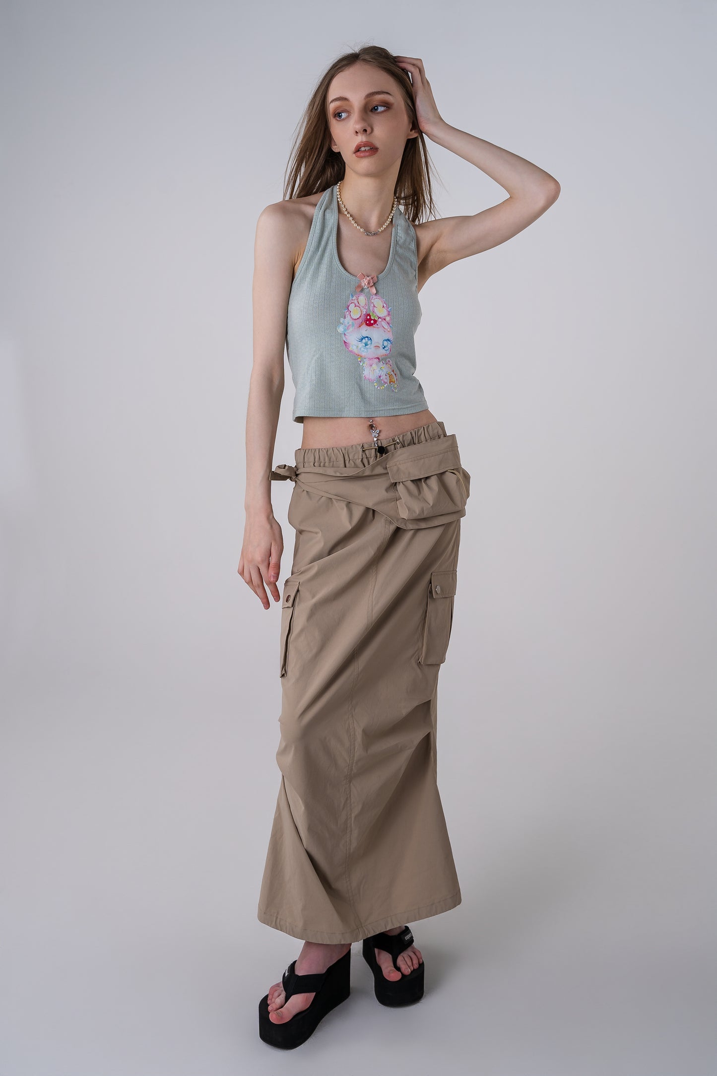 Teena halter tank top