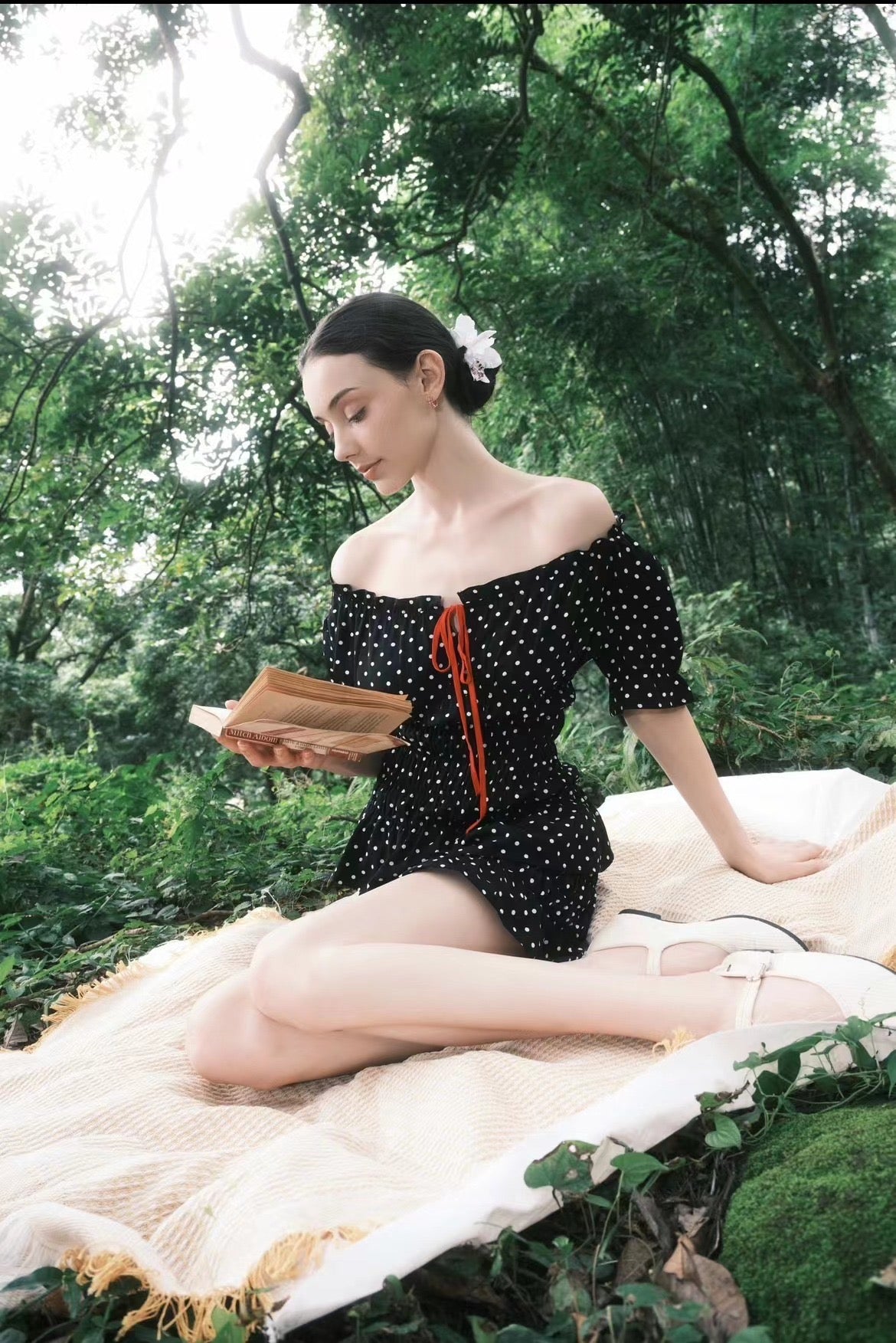 Jeanne Polka Dot Set