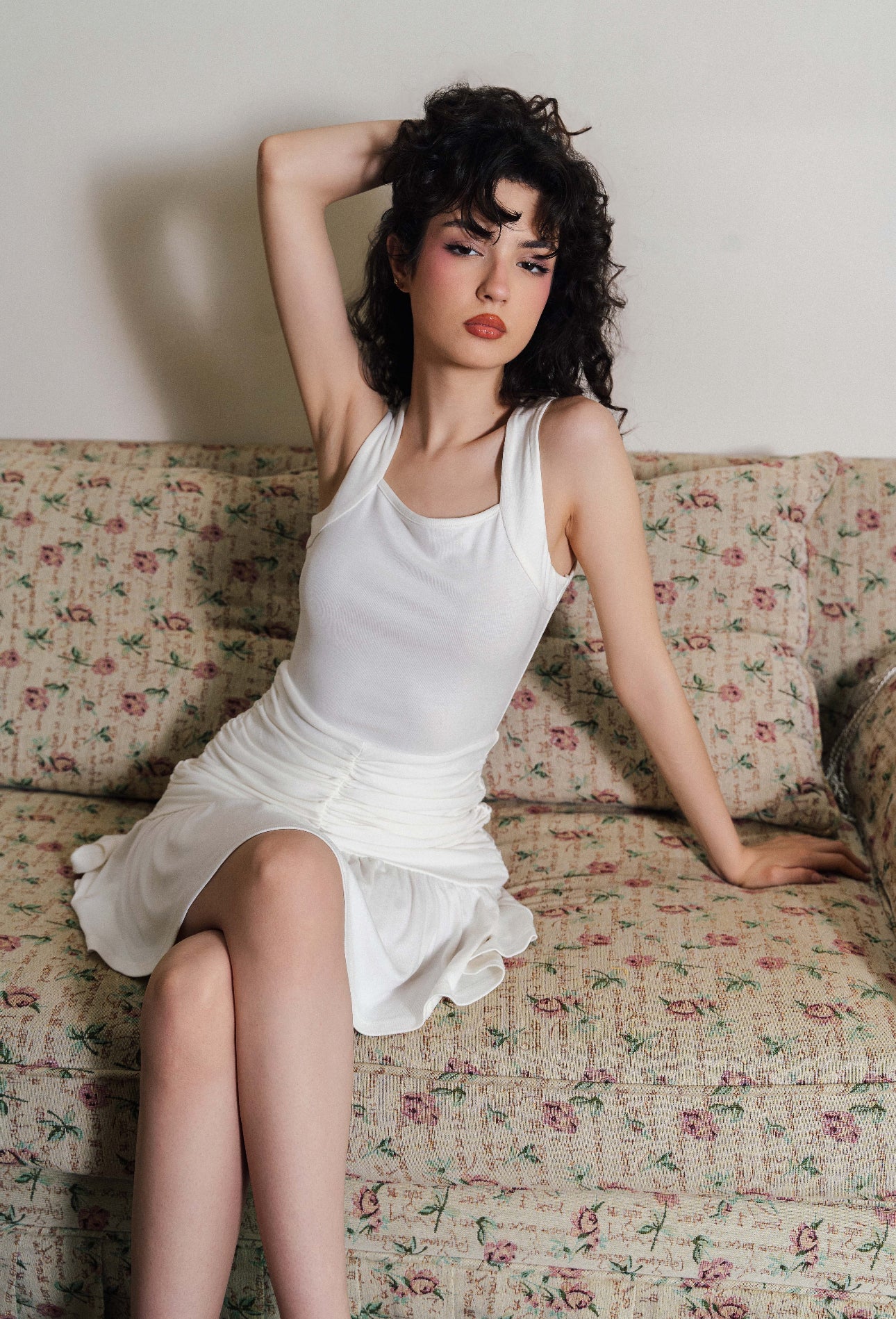 White Tank Top Mini Dress – MUA